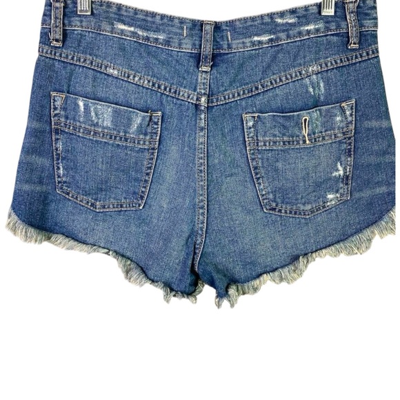 Free People Denim Jean Shorts - Picture 2 of 3